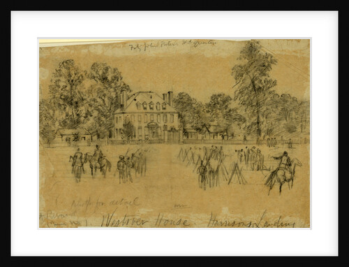 Fitz-John Porter's Hdquarters by Alfred R Waud
