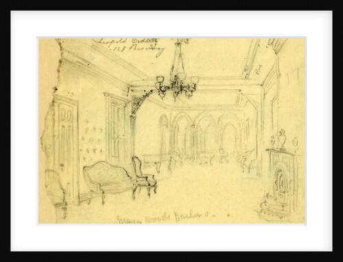 Mayor Woods parlor by Alfred R Waud