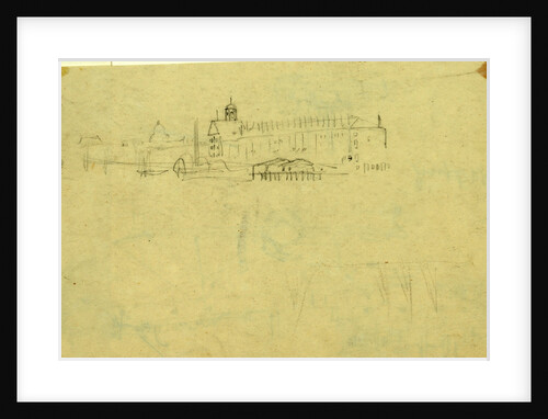 Unidentified city view, capitol done in distance by Alfred R Waud