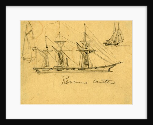 Revenue cutter by Alfred R Waud
