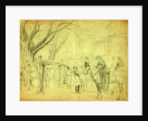 The hitching post, Va by Alfred R Waud