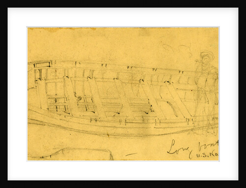 Long boat, U.S. Navy by Alfred R Waud