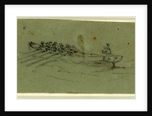 Longboat by Alfred R Waud