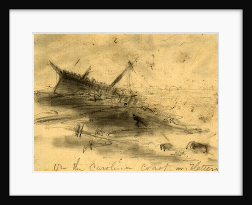 On the Carolina coast nr. Hatteras, 1861 August by Alfred R Waud