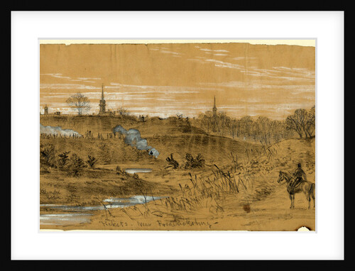 Pickets near Fredericksburg, 1862 ca. December by Alfred R Waud