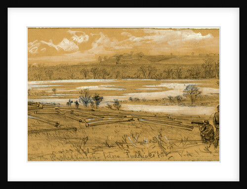 Skinkers Neck on the Rappanhannock below Fredericksburg, VA, 1862 ca. December by Alfred R Waud