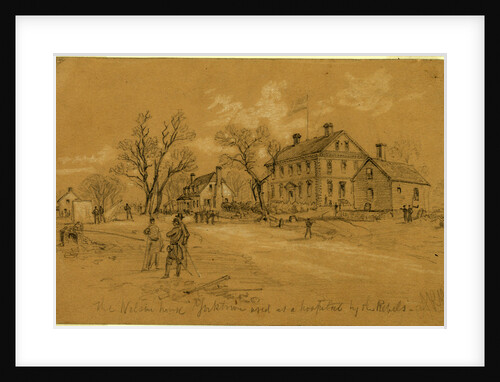 The Nelson House Yorktown used as a hospital by the rebels, 1862 May by Alfred R Waud