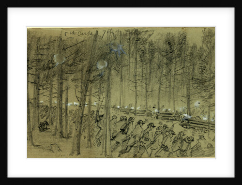 5th Corps, 7th of February 1865 by Alfred R Waud