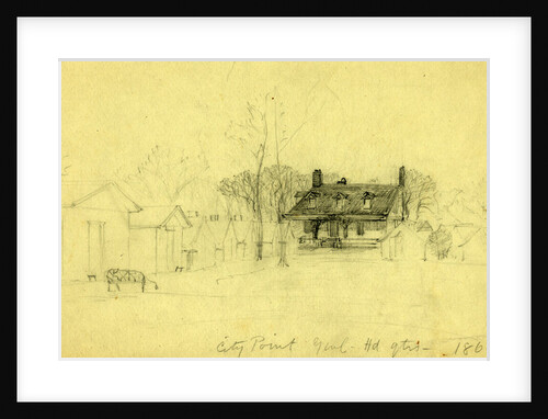 City Point Genl. Hd.qts, 1864-5, 1865 by Alfred R Waud