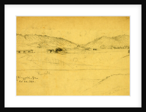 Battle of Ringgold, Ga, Nov. 26, 1863, ca. 1863 November by Alfred R Waud