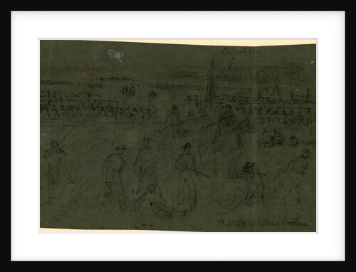Battle of Winchester Sept 19 1864 by Alfred R Waud