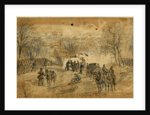 Victorious Advance of Genl. Sykes (regulars) May 1st 1863 by Alfred R Waud