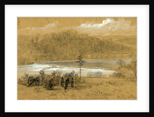 Taylor's Dam on the Rappahannock by Alfred R Waud