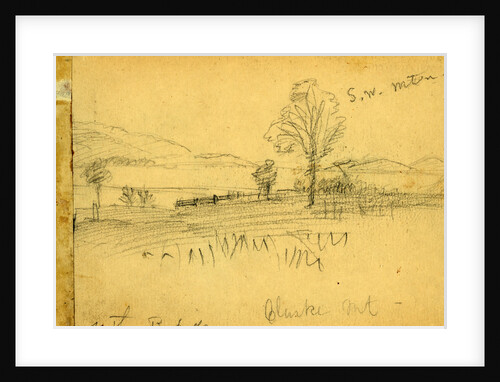 Williston's battery near Fredericksburg 1862, 1862 November-December by Alfred R Waud