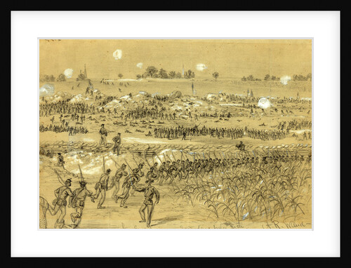 Scene of the explosion Saturday July 30th 1864 by Alfred R Waud