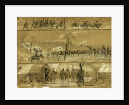 Why the Army of the Potomac doesn't move, 186 by Alfred R Waud