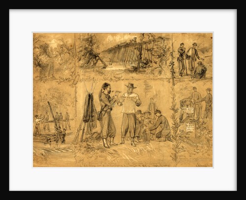Scenes near Richmond, 1862 ca. July by Alfred R Waud