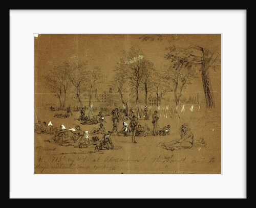 The 71st reg. N.Y. at Alexandria, 1861 May 24-31 by Alfred R Waud