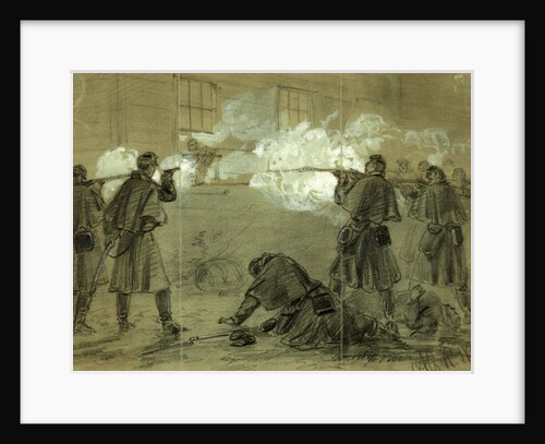 Bloody fight at Occoquan, Va, 1862 January 29 by Alfred R Waud