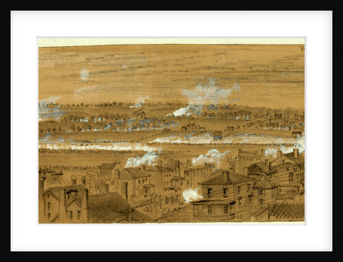 Attack on the rebel works. Fredericksburg. Dec. 13th, 1862 December 13 by Alfred R Waud