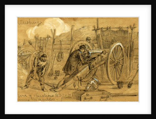 Siege of Petersburg, 1864 July by Alfred R Waud