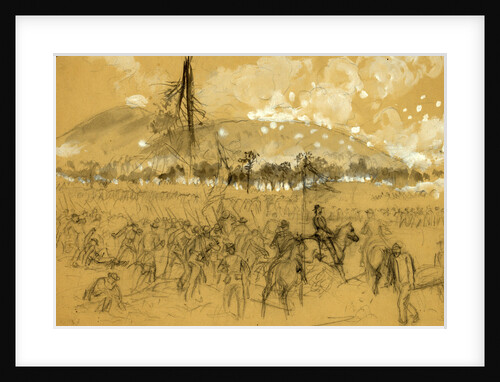 General Sherman at the Battle of Kennesaw Mountain, Ga, 1864 ca. June 27 by Alfred R Waud
