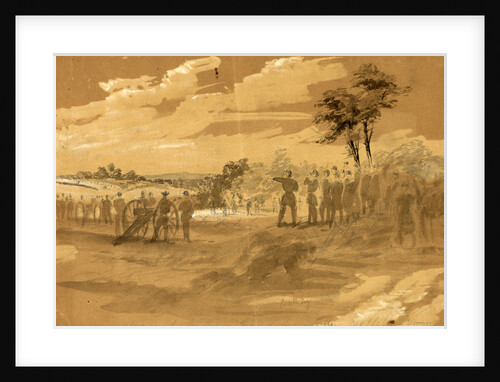 Advance of the Army towards Lewinsville, 1861 ca. September by Alfred R Waud