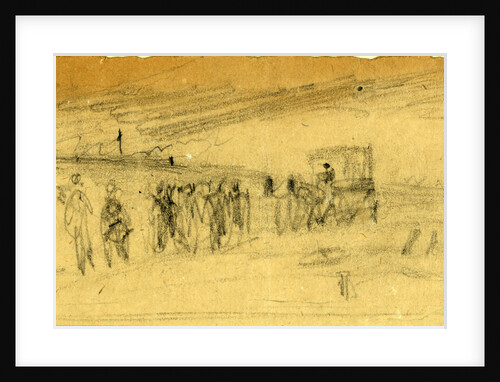 Troops on the road by Alfred R Waud