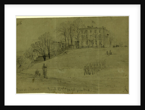 Jeff Davis House. Genl. Ords headquarters by Alfred R Waud