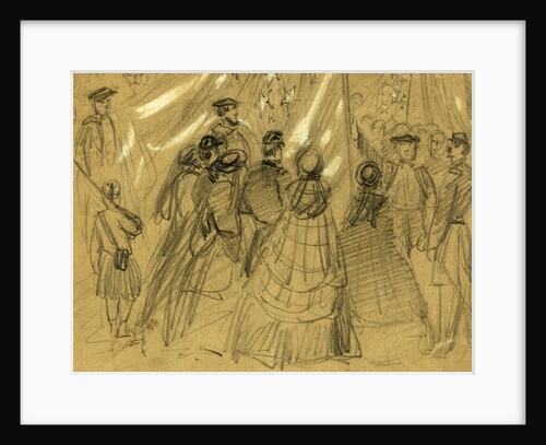 The captured flags in the O, 1862 February by Alfred R Waud