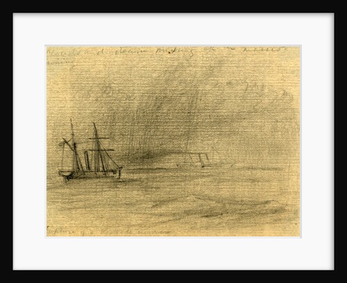 Capture of a blockade runner by Alfred R Waud