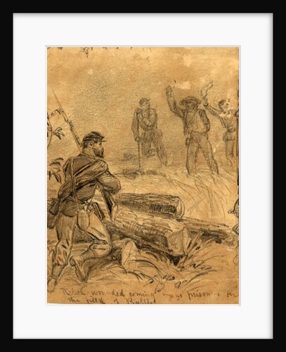 Rebel wounded coming in as prisoners on the field of battle, 1863 ca. July by Alfred R Waud