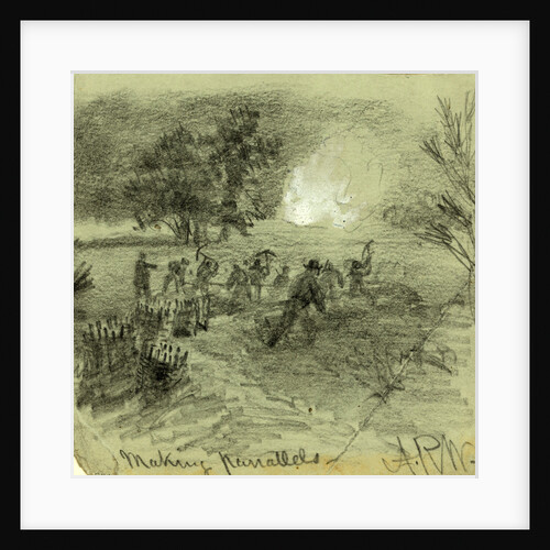 Making parrallels by Alfred R Waud