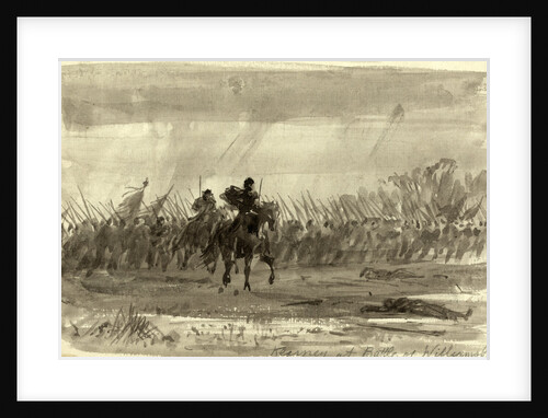 Kearney at Battle of Williamsburg by Alfred R Waud