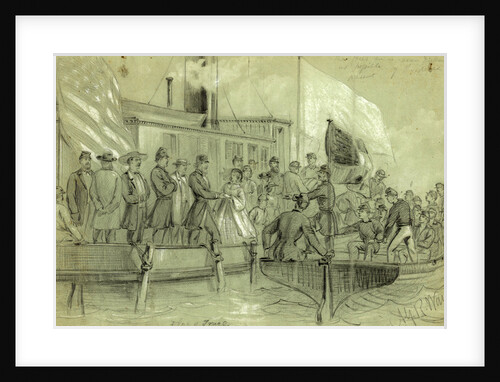 Flag of Truce by Alfred R Waud
