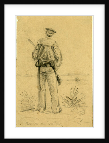 Sailor on Sentry by Alfred R Waud