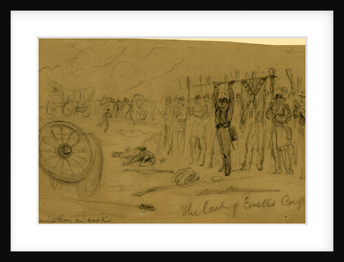 The last of Ewells corps April 6 by Alfred R Waud