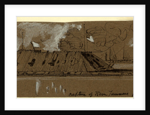 Capture of Ram Tennessee Mobile bay by Alfred R Waud