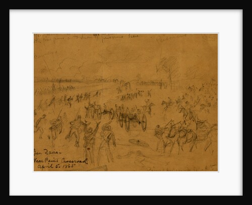 Gen. Davis Near Paines Crossroad April 5, 1865 by Alfred R Waud