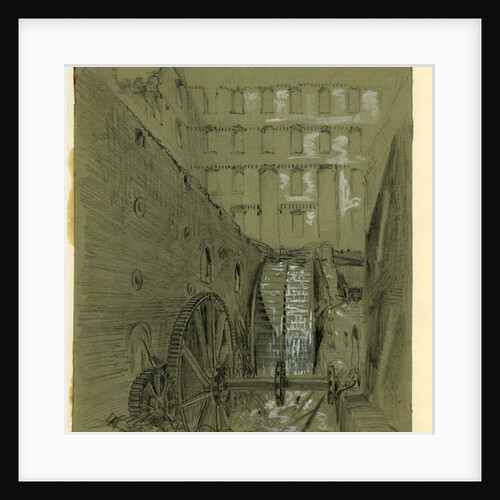 Ruins of the water wheel in Gallego Flour Mills, Richmond, Va. by Alfred R Waud