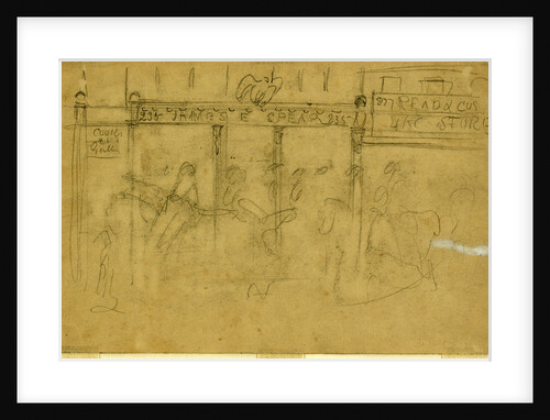 Storefronts by Alfred R Waud