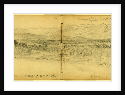 Mary hights sic, Turkey hole mt. Blue Ridge by Alfred R Waud