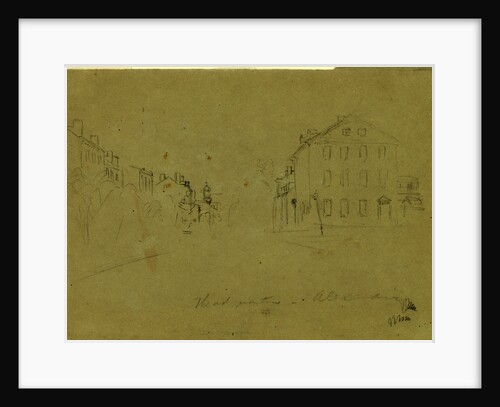 Headquarters, Alexandria by Alfred R Waud