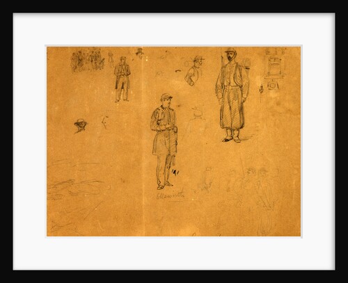 Ellsworth Zouaves by Alfred R Waud