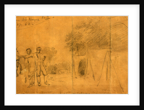 Camp of Signal corps nr. Yorktown by Alfred R Waud