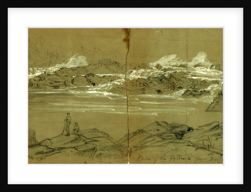 Falls of the Potomac from Maryland Shore by Alfred R Waud