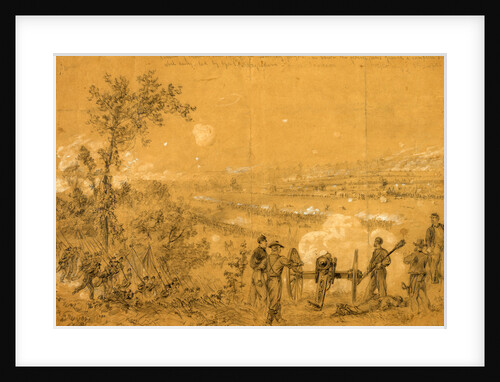 Battle of Malvern hills fought on Tuesday July 1st by Alfred R Waud