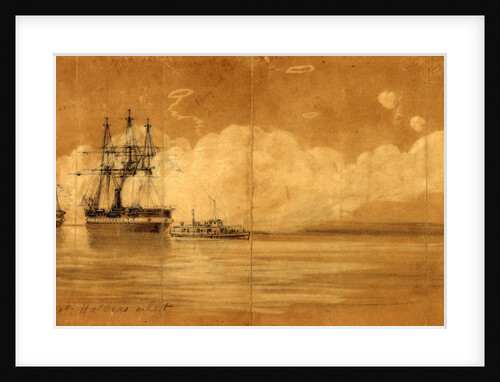 Second days action at Hatteras inlet by Alfred R Waud