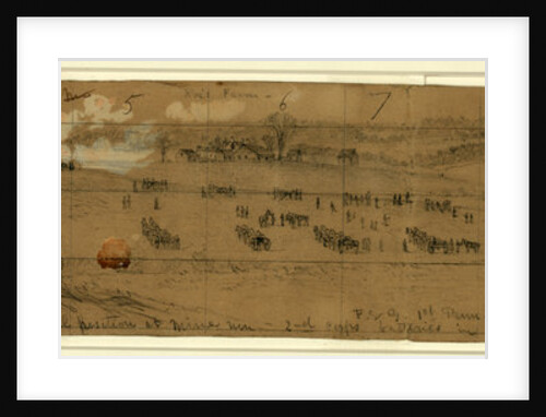 June 2nd Position nr. Cold Harbor, rifle pits in the front by Alfred R Waud