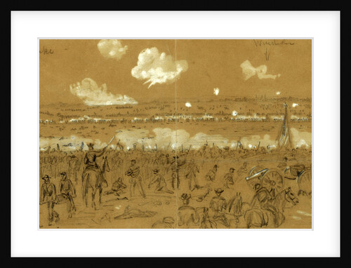Battle of Winchester by Alfred R Waud